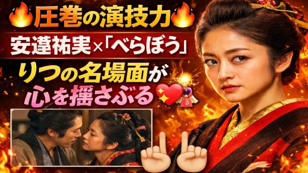 🔥【圧巻の演技力】安達祐実×『べらぼう』りつの名場面が心を揺さぶる💥👘💖 🔥【圧巻の演技力】安達祐実×『べらぼう』りつの名場面が心を揺さぶる💥👘💖