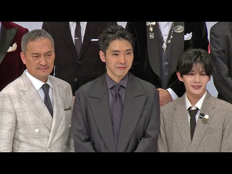 柄本佑、共演の豪華キャストは「クセがスゴイ」（映画「木挽町のあだ討ち」完成披露舞台あいさつ／柄本佑 渡辺謙 長尾謙杜 北村一輝）