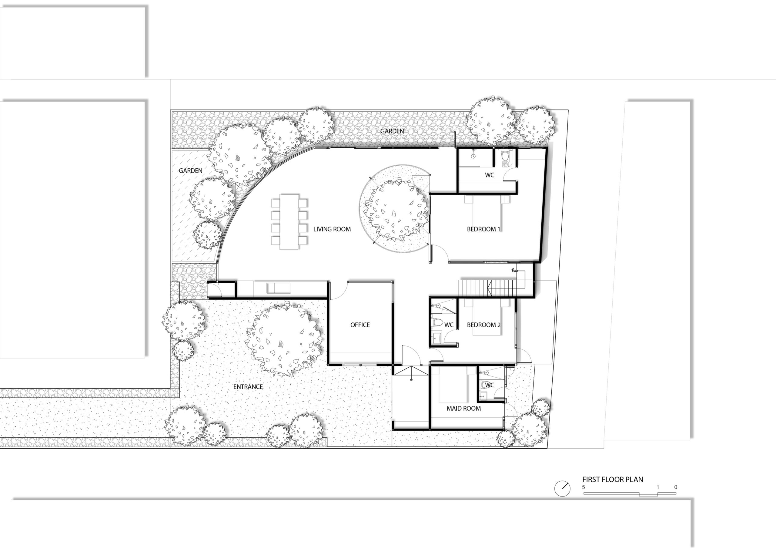 〈テラリウムハウス(Terrarium House)〉Unknown Surface Studio