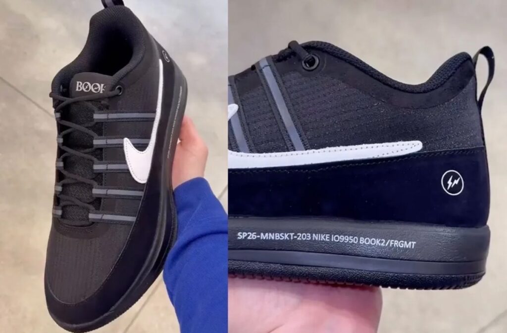 最新リーク｜Fragment design × Nike Book 2 "Black/White"｜抽選/販売/定価情報 1枚目