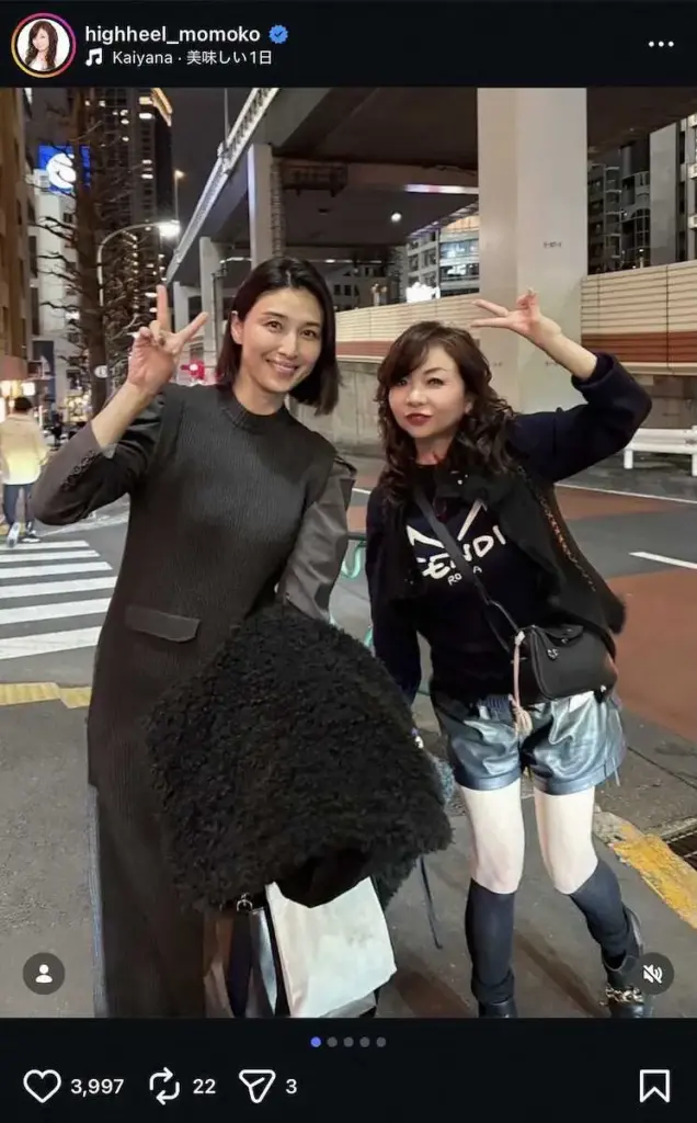 ハイヒールモモコ「久々に…」人気女優とスペイン料理へ！元宝塚歌劇団娘役も含めた3ショットも公開 - スポニチ Sponichi Annex 芸能