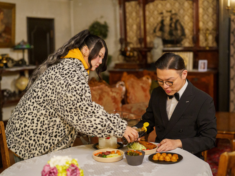 『有吉の壁』発「京佳お嬢様と奥田執事」ショートドラマシーズン3始動! 味ぽんタイアップも実現!