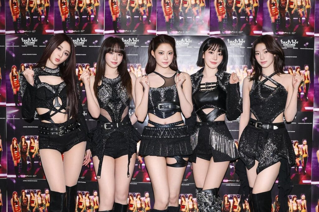 260131 LE SSERAFIM Twitter アップデート - 2026 LE SSERAFIM TOUR 'EASY CRAZY HOT' ENCORE IN SEOUL Day 1 (feat. マイメロディ & クロミ)