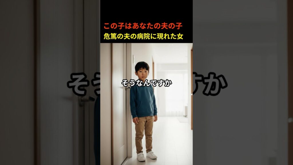 危篤の夫の病院に隠し子を連れてきた女の末路