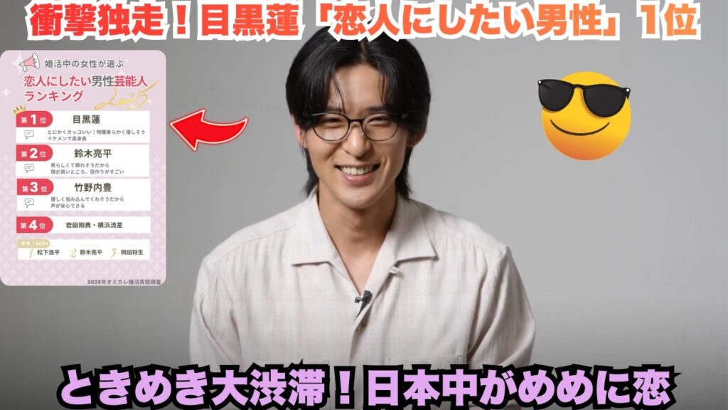 衝撃大号泣!目黒蓮が2025年「恋人にしたい男性有名人」ランキング1位独走 – 「物腰柔らかすぎる」神ビジュ&全世代陥落に日本中震撼!国民的夫の新時代がヤバすぎる #目黒蓮 #SnowMan #恋人に 衝撃大号泣!目黒蓮が2025年「恋人にしたい男性有名人」ランキング1位独走 – 「物腰柔らかすぎる」神ビジュ&全世代陥落に日本中震撼!国民的夫の新時代がヤバすぎる #目黒蓮 #SnowMan #恋人に