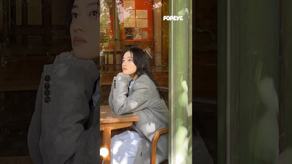 発売中のガールフレンド特集に俳優・上坂樹里さんが登場。冬晴れの名画座『ラピュタ阿佐ヶ谷』で理想のデートを語ってくれました。 #popeyemagazine  #ガールフレンド