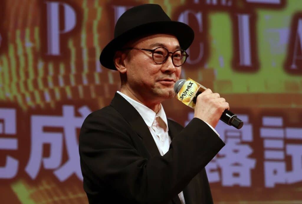 映画『スペシャルズ』完成披露試写会にて、内田英治監督
