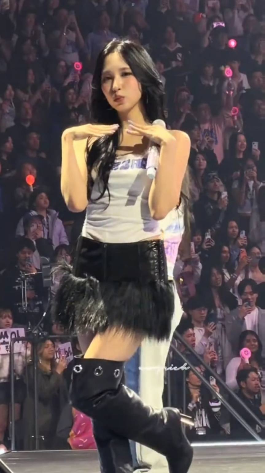 Beautiful Mina with skirt and boots 🔥