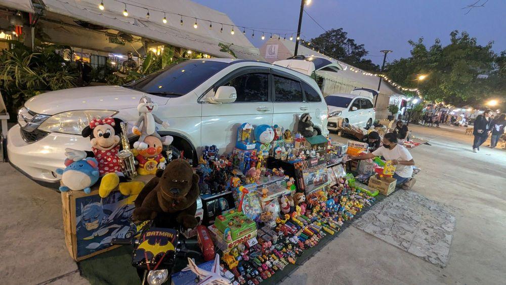 わずか数時間のためにこんなに細かく設置する根気！