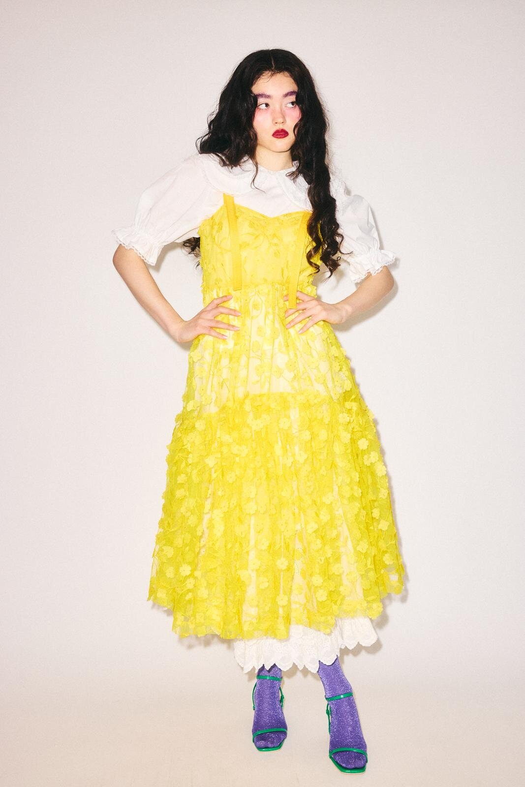 タイニー フラワー チュール ドレス 37,400円 ※7月上旬発売予定