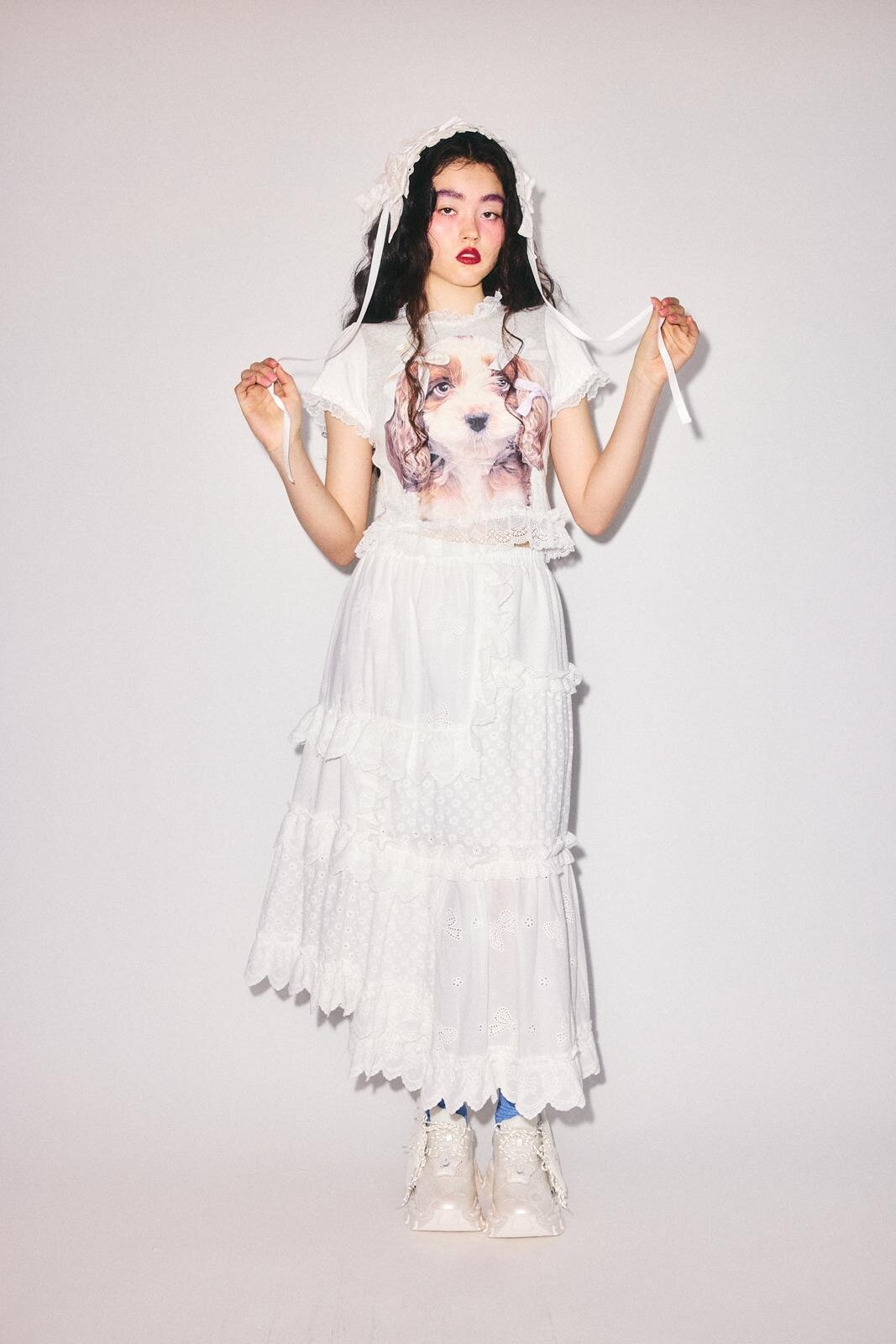 キャンディ ストリッパー26年夏のガーリーウェア、花畑風シアーワンピ＆うさ耳帽子など｜写真4