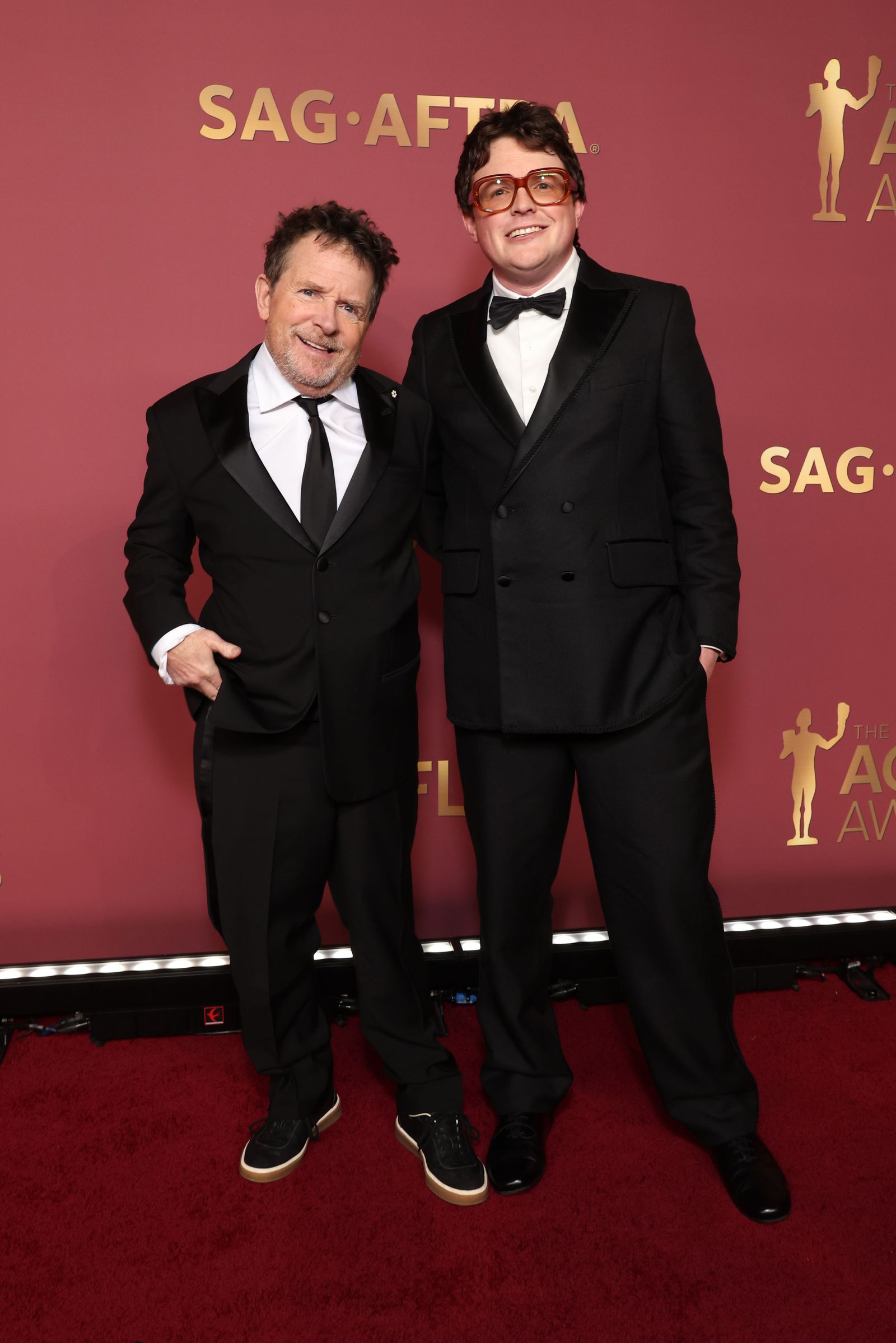 マイケル・J・フォックス、アクター賞Michael J. Fox and his son Sam Fox attend 32nd Annual Actor Awards Media Center Shine Auditorium Los...
