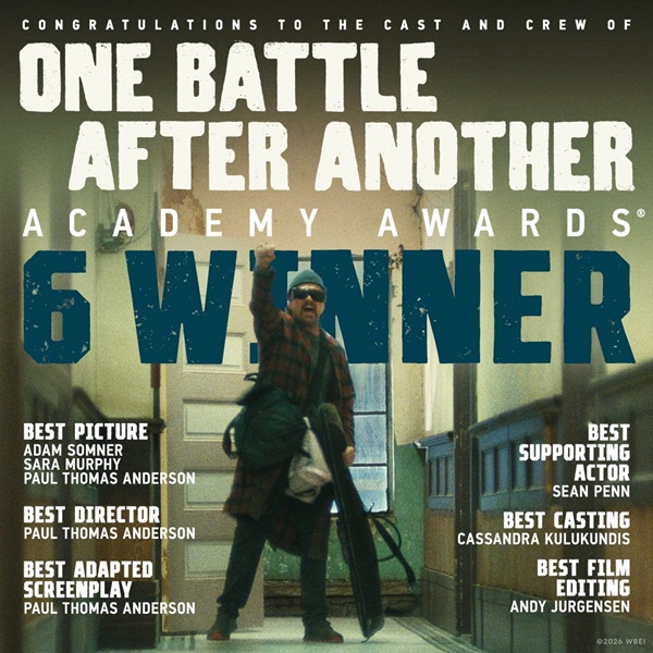 映画『ワン・バトル・アフター・アナザー』、3月27日よりアカデミー賞®受賞記念「凱旋上映」決定 - TOWER RECORDS ONLINE