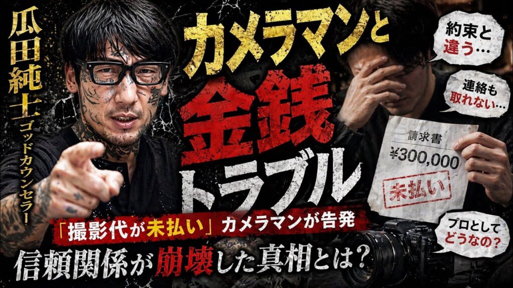 ゴッセラが終了の可能性⁈カメラマンの給料○○にショックで倒れる…