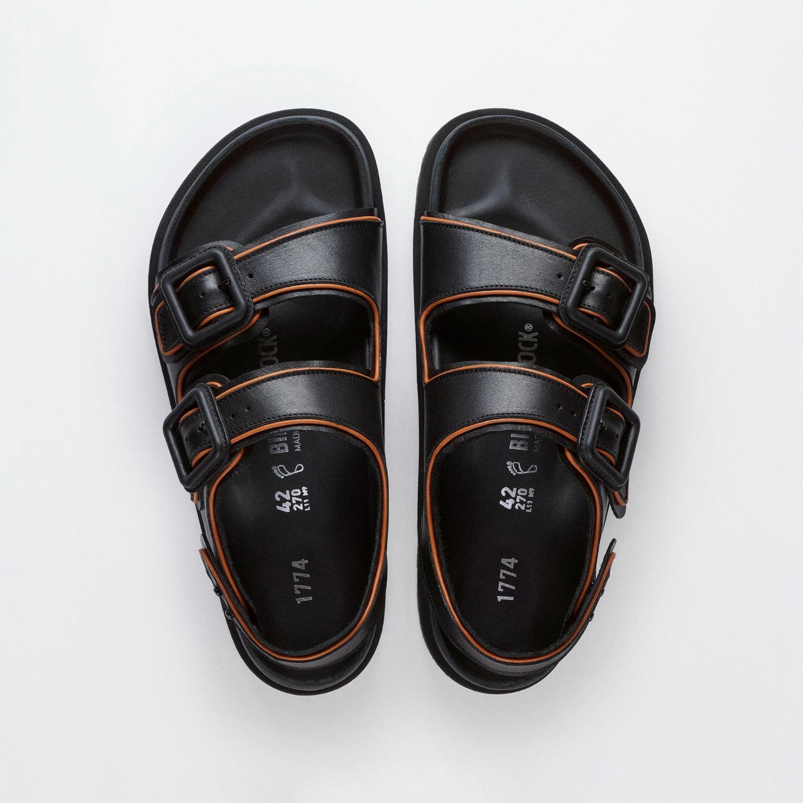 「ミラノ」レザーバックル 1774 (ブラック) 93,500円