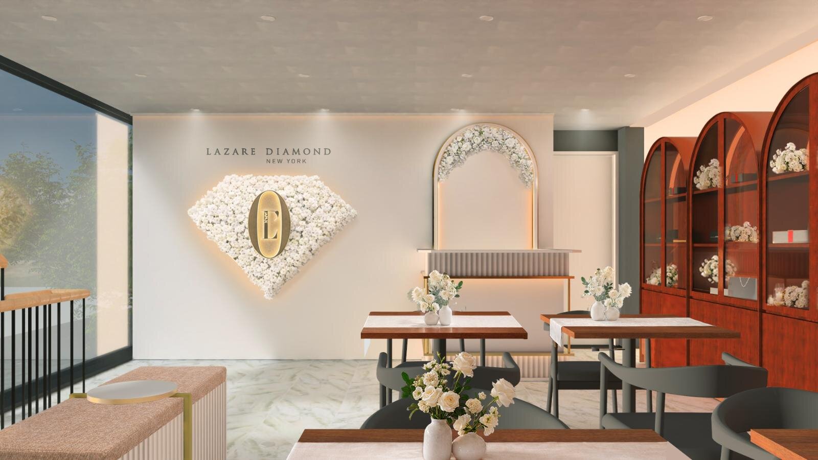 「ラザール ダイヤモンド」限定イベントが表参道で、“虹色に輝く”ダイヤモンドジュエリー＆カフェも | 写真