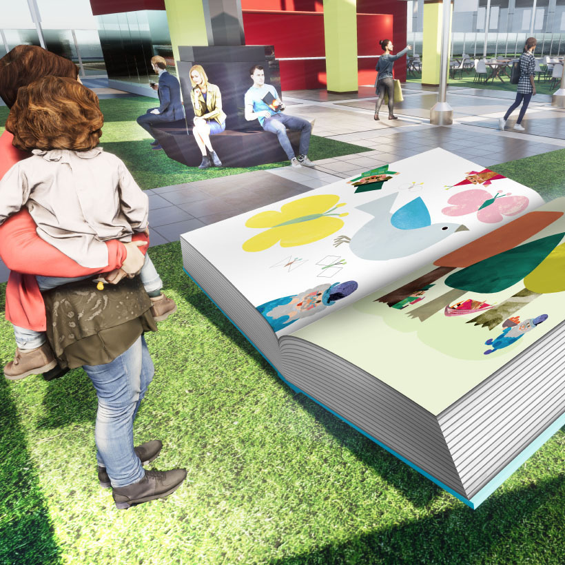 インスタレーションやスタンプラリー！大阪ステーションシティで春のアートイベント「PICTURE BOOK PARK」開催