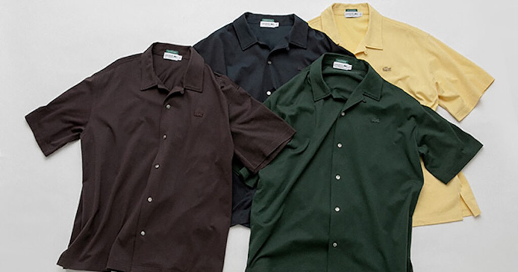「ラコステ」から「アーバンリサーチ」限定モデルの半袖シャツが登場　春夏シーズンに向けた涼しげなデザイン - WWDJAPAN