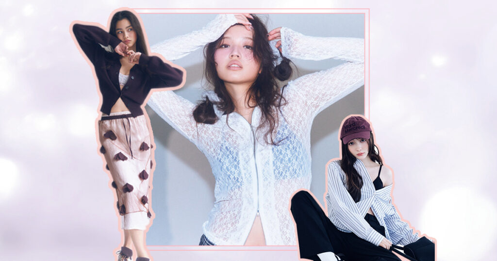 ブラを“あえて”見せるのが一大ブーム!?なんてことない顔でランジェリーを着こなして | ViVi