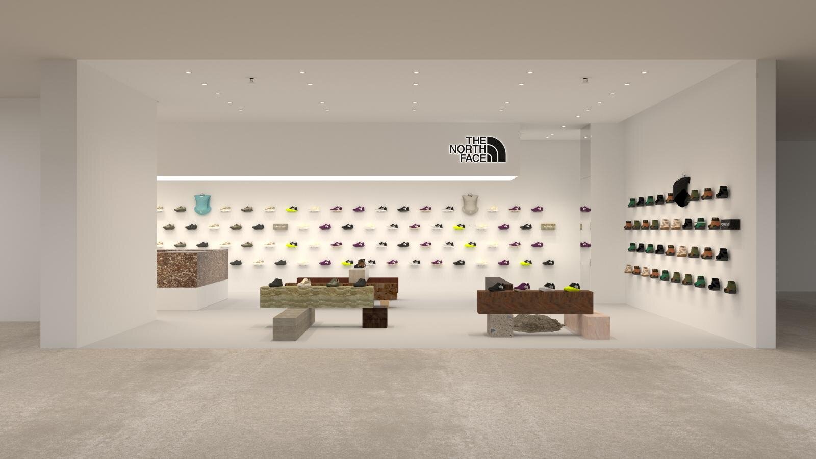 ザ・ノース・フェイス“世界初”フットウェア中心のコンセプトショップが新施設・クオーツ心斎橋にオープン｜写真1