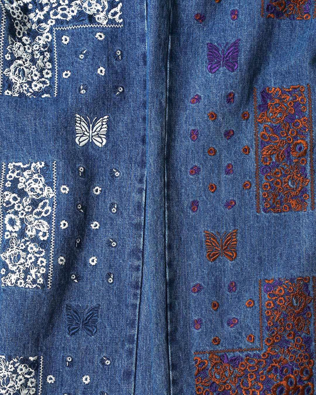 バンダナ エンブロイダード デニムパンツ 57,200円