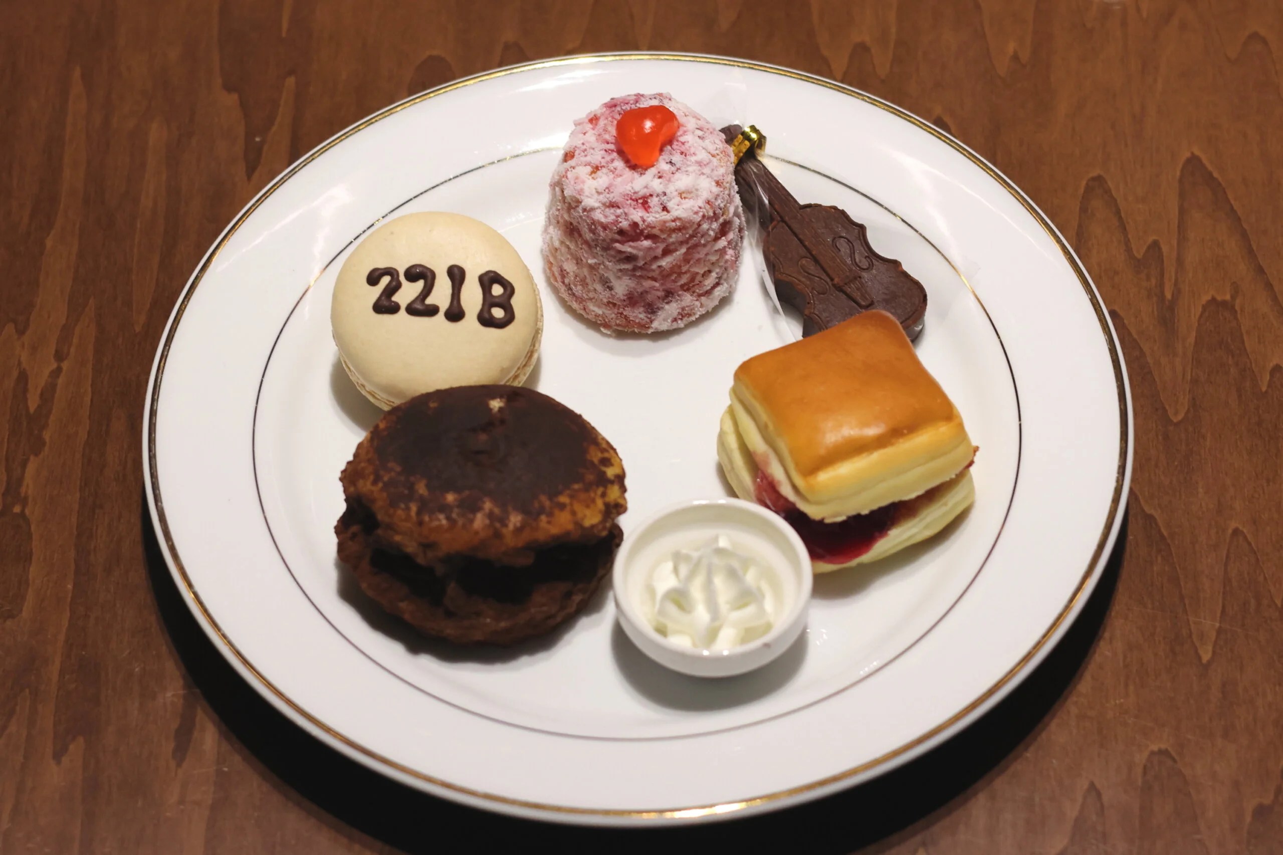 スイーツ、セイボリー5品