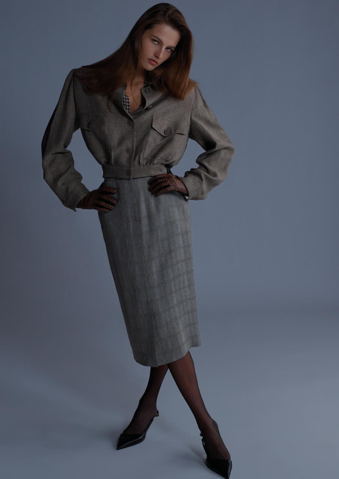 【1983年春夏】リエディション アウター 517,000円、スカート 374,000円 ※予定価格