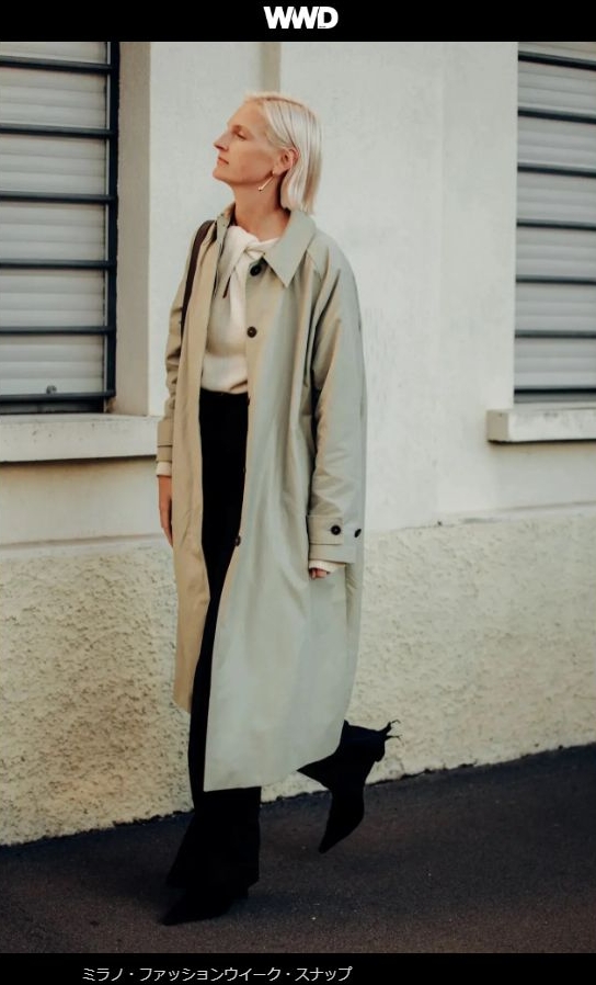 “脱・男前”で刷新　トレンチコートの着こなしアップデート