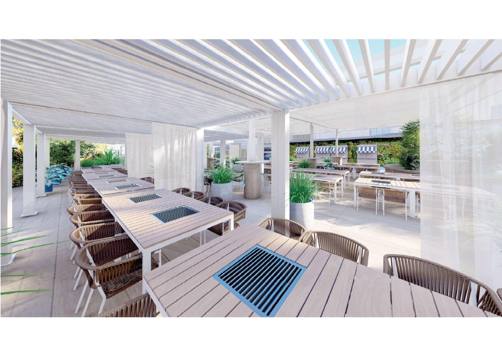 都内最大級の屋上BBQ場「グリルピア ヨドバシ池袋」直結の西武池袋本店総菜など食材の持ち込み可｜写真4