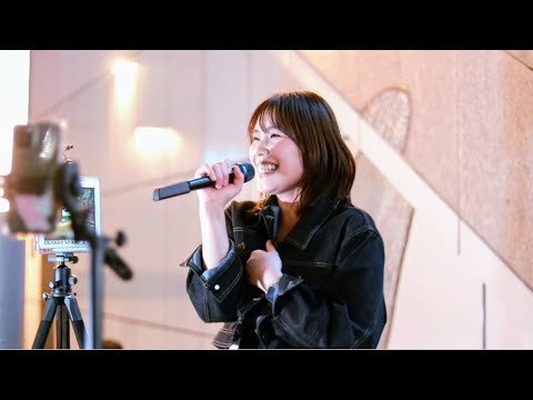 年下の男の子/キャンディーズ  ミュージカル女優 上瀧有羽(こうたきゆう) 路上ライブ 新宿