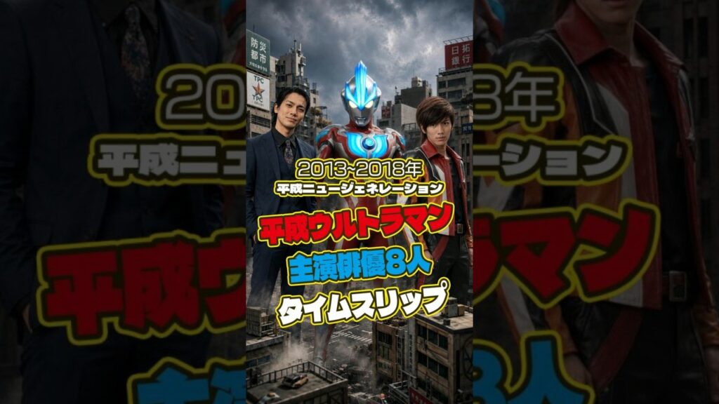 平成ニュージェネレーションウルトラマン俳優 現在から当時へタイムスリップ【平成特撮ヒーロー】 #若い頃 平成ニュージェネレーションウルトラマン俳優 現在から当時へタイムスリップ【平成特撮ヒーロー】 #若い頃