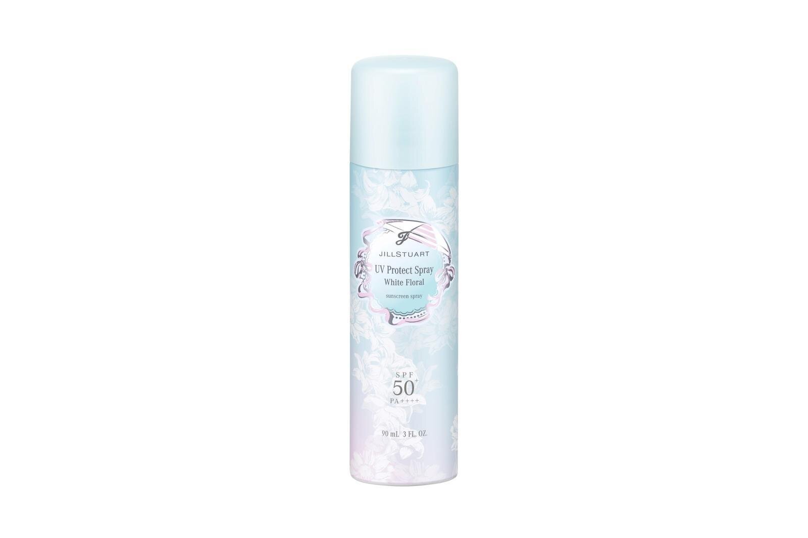 「ジルスチュアート ホワイトフローラル UVプロテクトスプレー」60g SPF50+/PA++++ 2,420円＜限定品＞