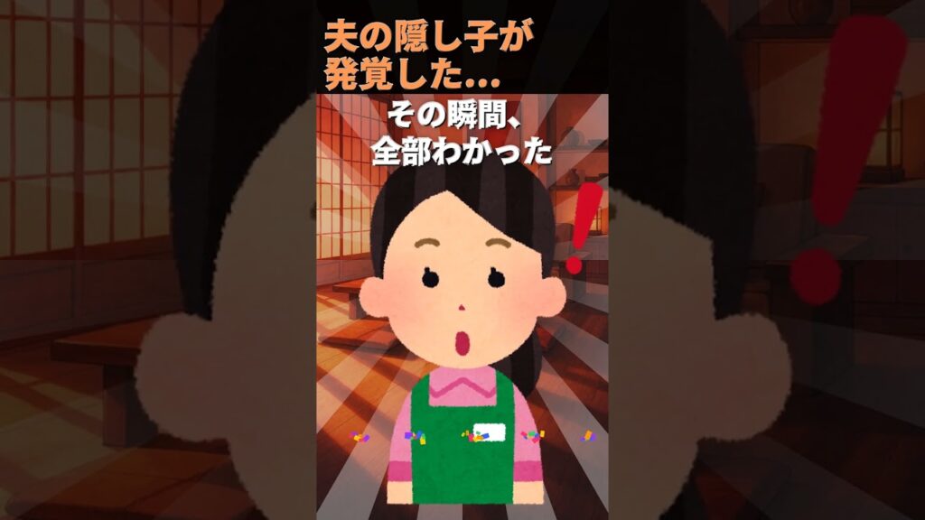 夫の隠し子が発覚した...