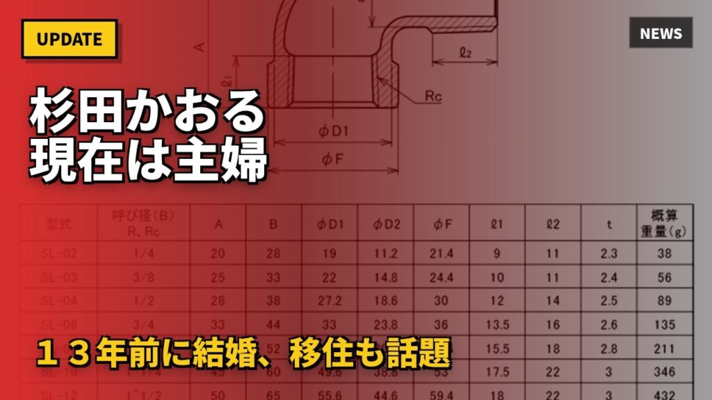 [驚愕] 杉田かおる61歳「畑でニッコリ」意外な現在