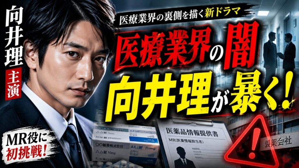 向井理がMR役に挑戦！医療業界の裏側を描く新ドラマに注目 #向井理 #WOWOW #新ドラマ