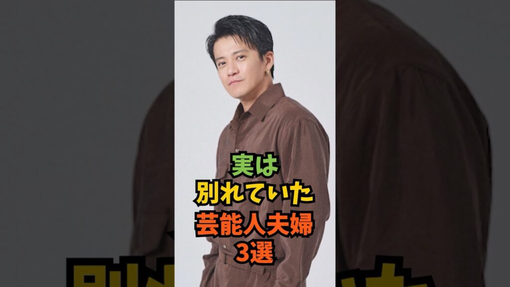 実は別れていた芸能人夫婦3選#芸能人 #芸能 #shorts