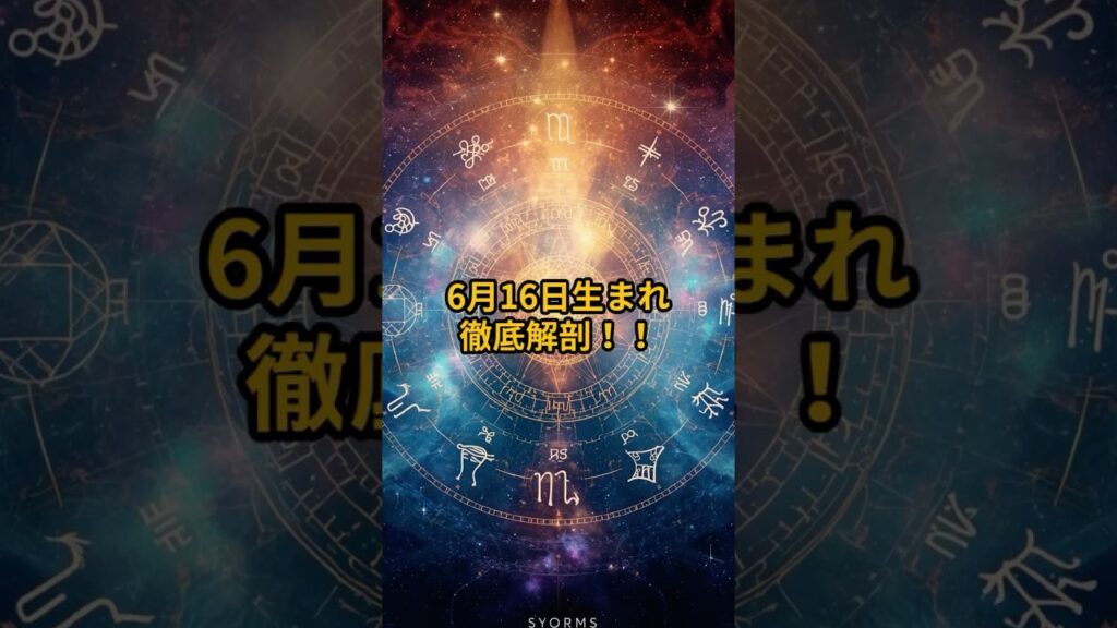 6月16日生まれ徹底解剖!! 【 双子座 数秘4 堅実 努力 土台を築く魂 】 #スピリチュアル #占い 6月16日生まれ徹底解剖!! 【 双子座 数秘4 堅実 努力 土台を築く魂 】 #スピリチュアル #占い