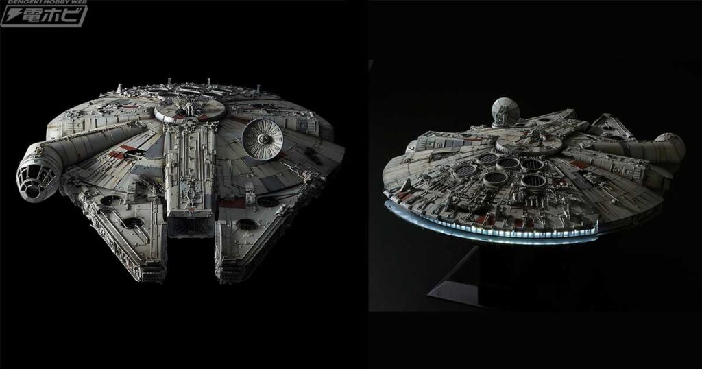 『スター・ウォーズ／新たなる希望』のミレニアム・ファルコンを、BANDAI SPIRITSのプラモデル最高峰ブランド「PERFECT GRADE」シリーズで商品化したアイテムが再販！2026年7月発送予定！ | 電撃ホビーウェブ