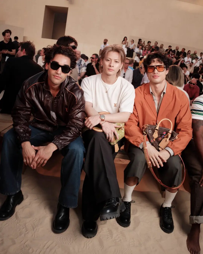 ジョシュ・ヒューストン、平野紫耀、チャールズ・メルトン