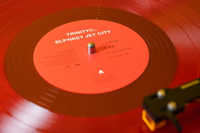 BLANKEY JET CITY「TRINITY from the shadows」SIDE A盤面