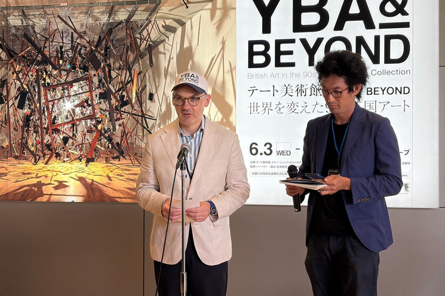「テート美術館」の国際連携部長、テッド・マクドナルド＝トゥーン氏（Lmaga.jp撮影）