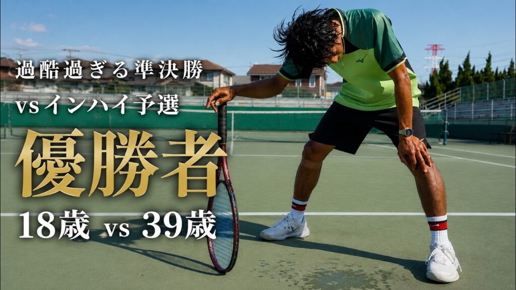 【準決勝】18歳強豪大学の選手に39歳が挑んだ結果 【準決勝】18歳強豪大学の選手に39歳が挑んだ結果