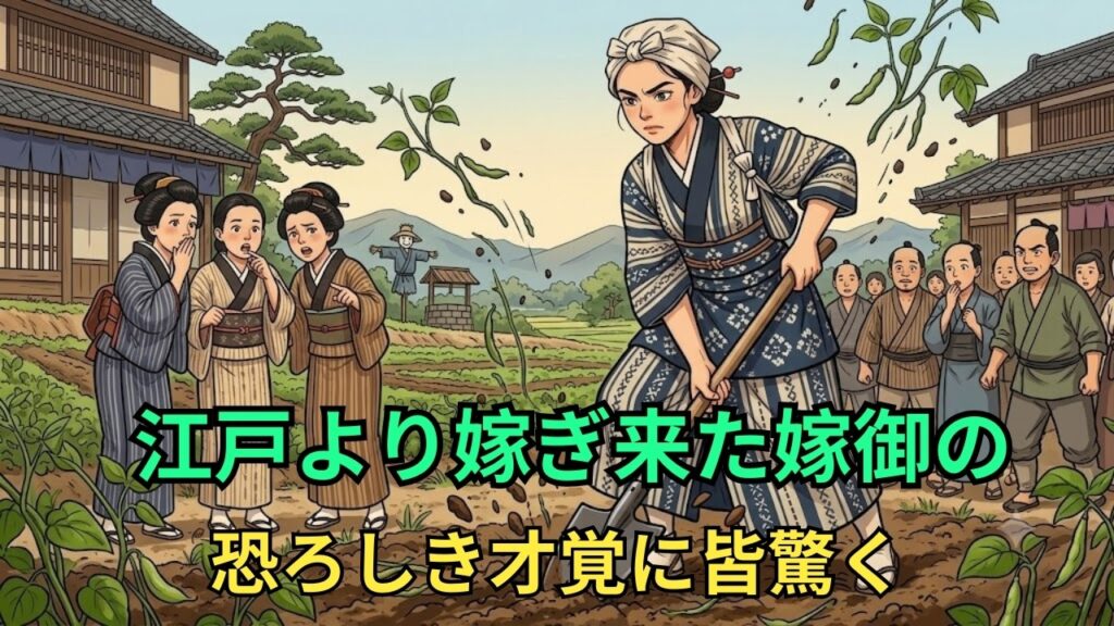 他国より嫁ぎ来た嫁御の恐ろしき才覚に皆驚く | 江戸時代