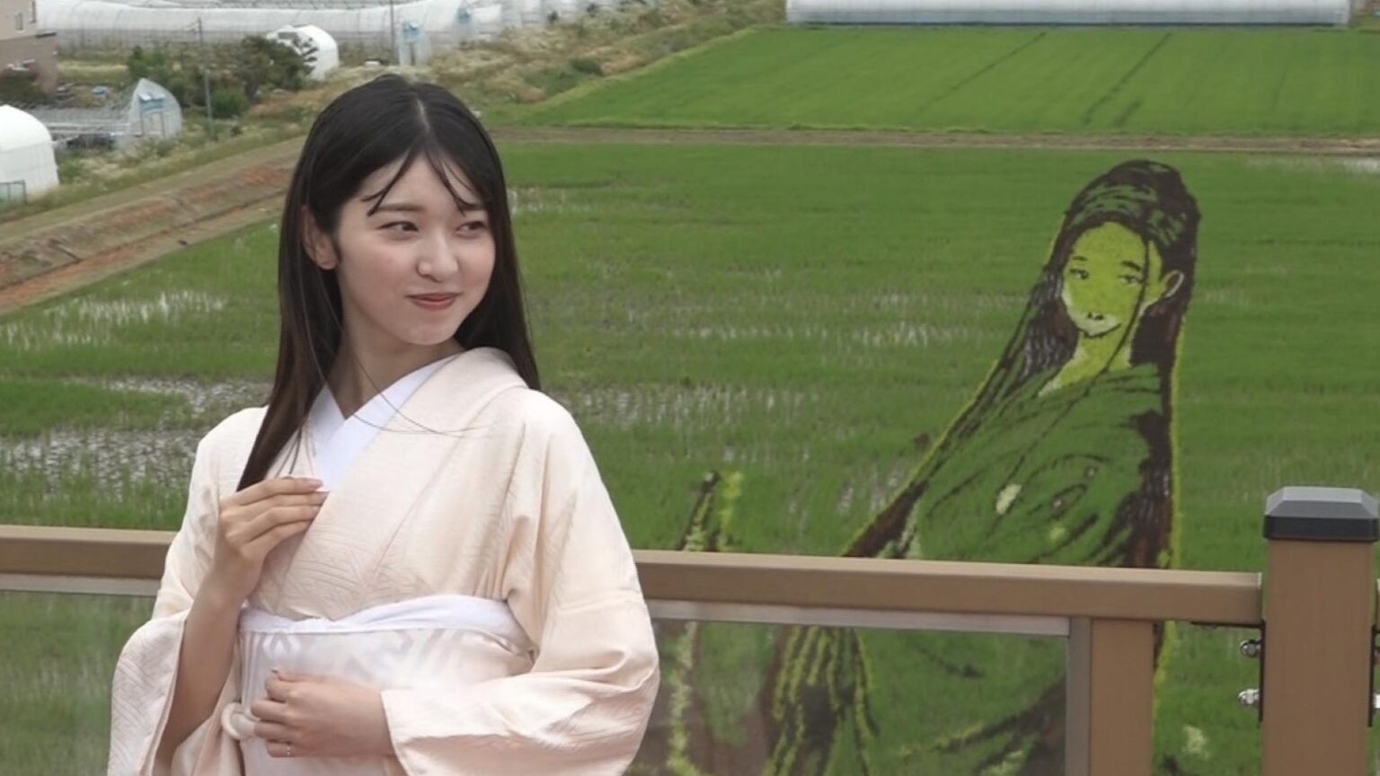 田んぼの“巨大キャンバス”に浮かび上がったのは妖しくも美しい2つの「幽霊画」 青森県田舎館村の「田んぼアート」が見頃に 「稲穂が風になびいて絵が動いているような不思議な感覚」「とてもきれい」(ATV青森テレビ) – Yahoo!ニュース 田んぼの“巨大キャンバス”に浮かび上がったのは妖しくも美しい2つの「幽霊画」 青森県田舎館村の「田んぼアート」が見頃に 「稲穂が風になびいて絵が動いているような不思議な感覚」「とてもきれい」(ATV青森テレビ) - Yahoo!ニュース