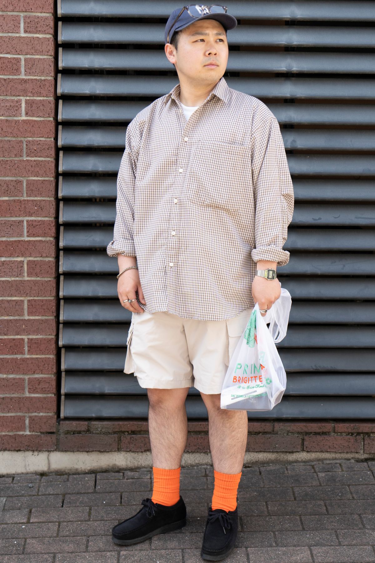 シャツ、パンツ＝ともにダイワピア39
