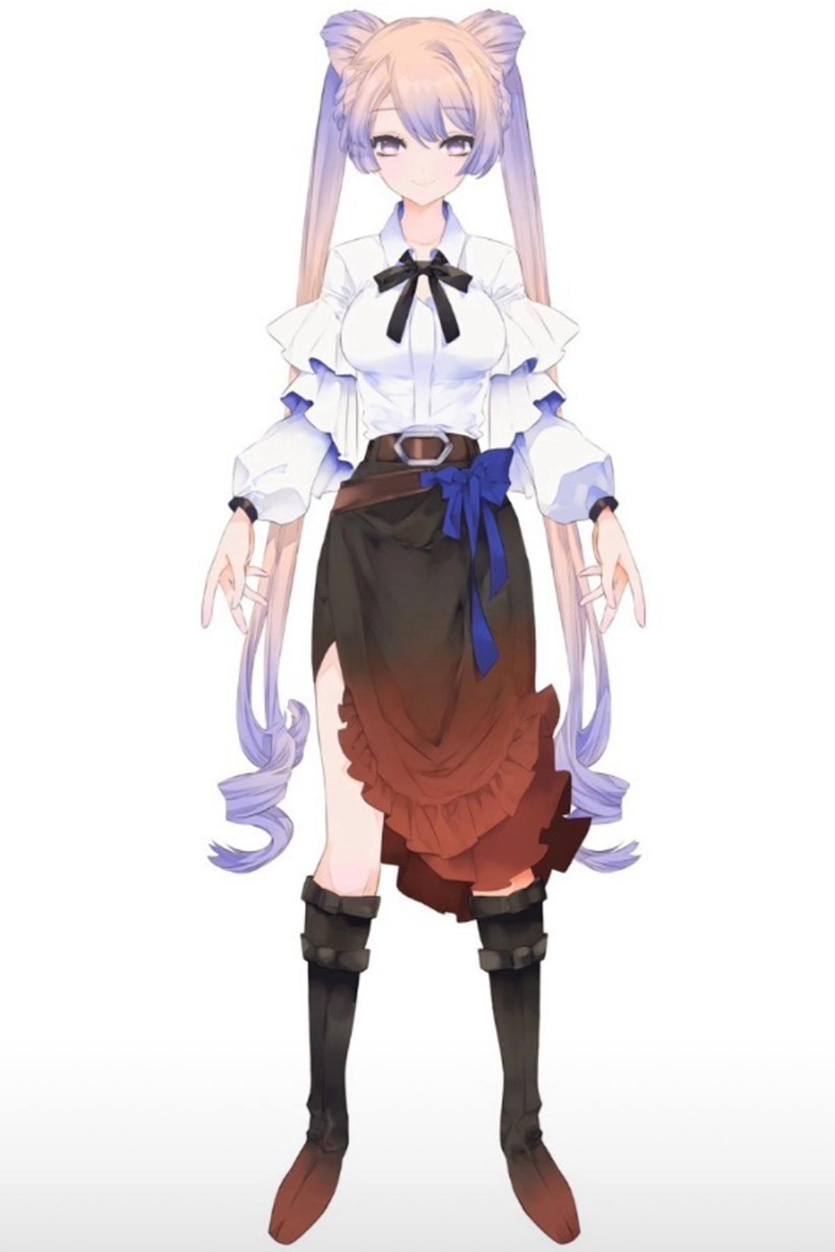 高河ゆんがデザインしたビジュアルのVTuberに転身した宮村優子（本人のXより）
