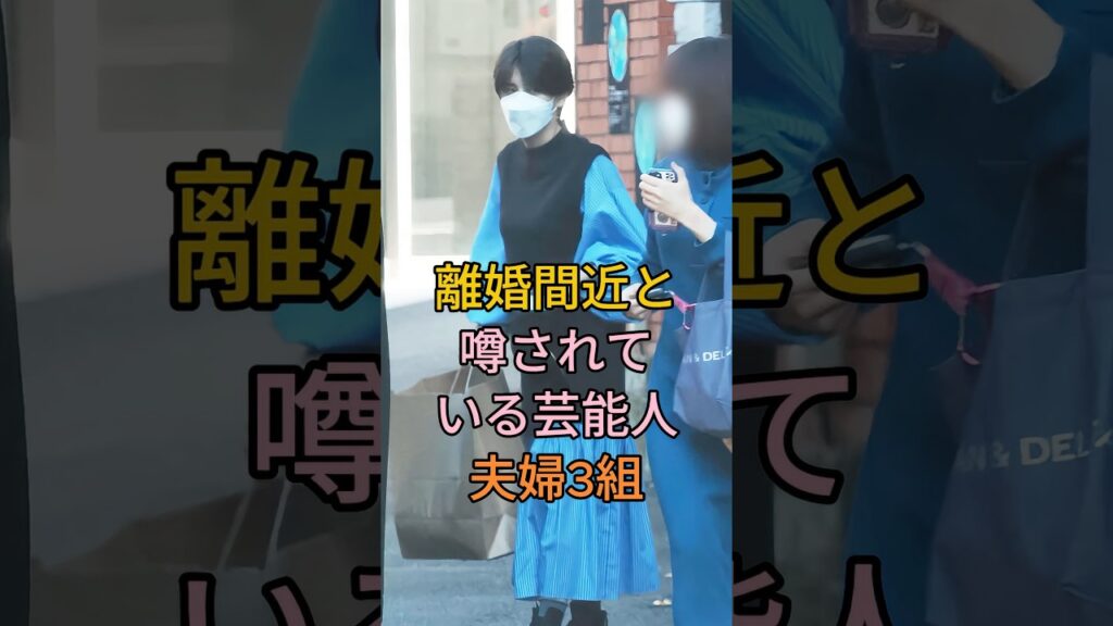 離婚間近と噂されている芸能人夫婦3组#ホラン千秋 #トリンドル玲奈