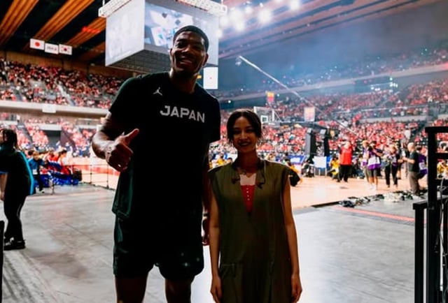 八村瑠衣（左）と広瀬すず。 /写真=「5ch_basketball」SNS まとめ