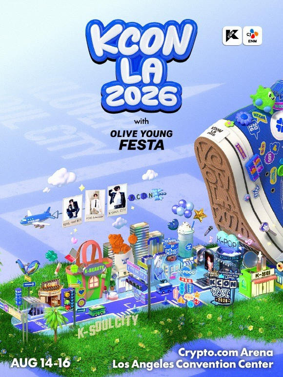 KCON LA2026ポスター/CJ ENM 