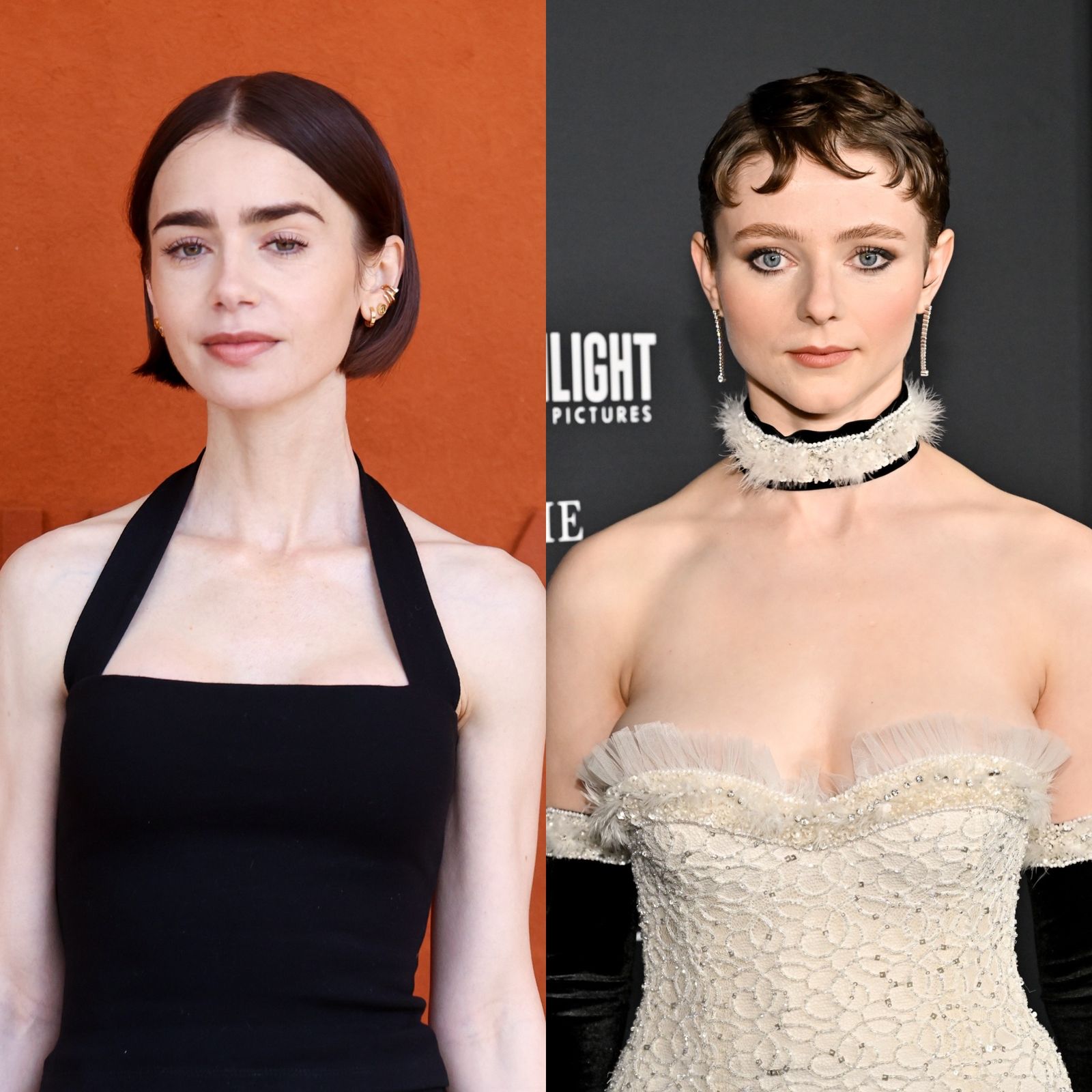 リリー・コリンズ、トーマシン・マッケンジーLily Collins and Thomasin McKenzie